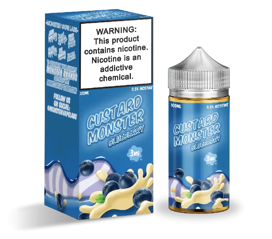 Custard Monster Blueberry Custard 100ml Vape Juice