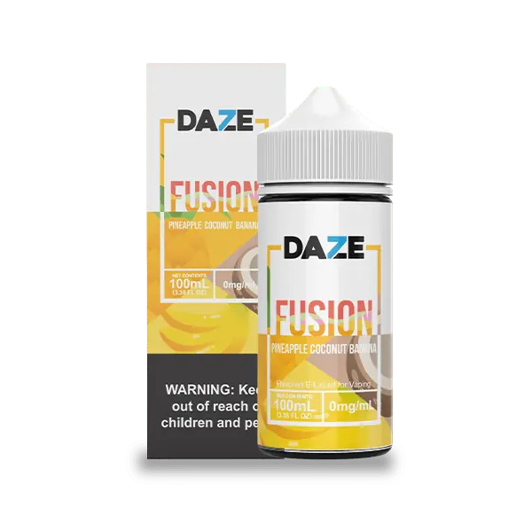 7 Daze Fusion Pineapple Coconut Banana 100ml Vape Juice