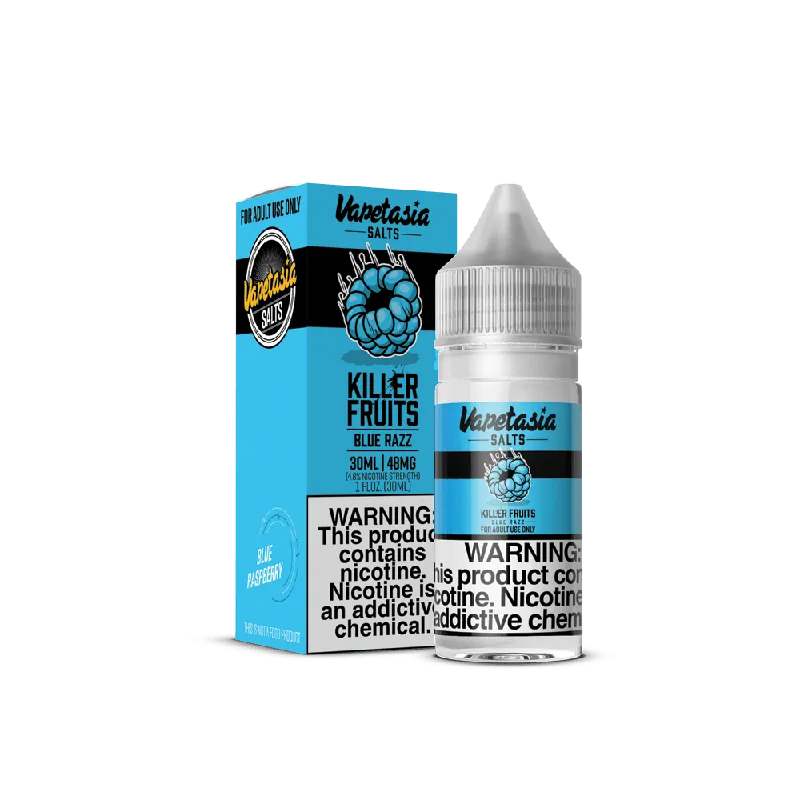 Vapetasia Salts Killer Fruits Blue Razz 30ml Nic Salt Vape Juice