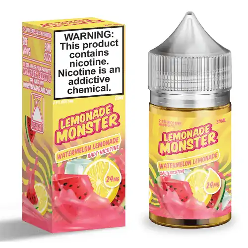 Watermelon Lemonade 30ml Nic Salt Vape Juice – Lemonade Monster - Final Sale