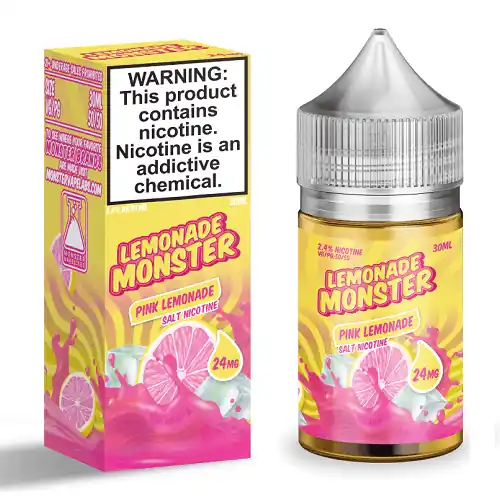 Pink Lemonade 30ml Nic Salt Vape Juice – Lemonade Monster - Final Sale