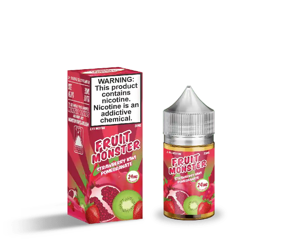 Fruit Monster Salts Strawberry Kiwi Pomegranate 30ml Nic Salt Vape Juice