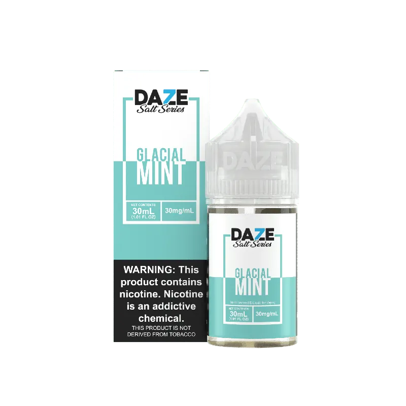 7 Daze Glacial Mint 30ml Nic Salt Vape Juice