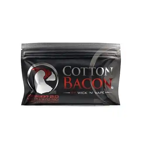 Wick ‘N’ Vape Organic Cotton Bacon V2 (10 Pieces) - Accessories