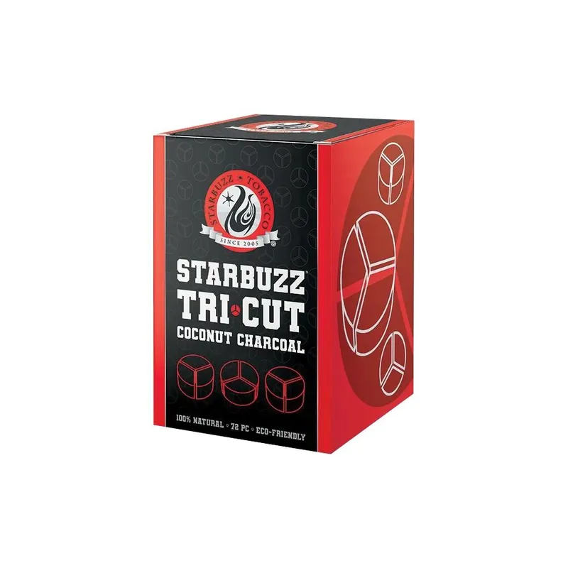 Starbuzz Tri Cut Coconut Charcoal