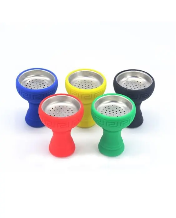Silicone Metal Bowl - Smoking-Hookah.com