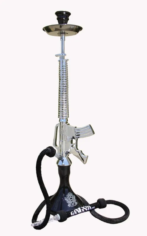 Gangsta Hookah Terminator Chrome 33" - Inhale