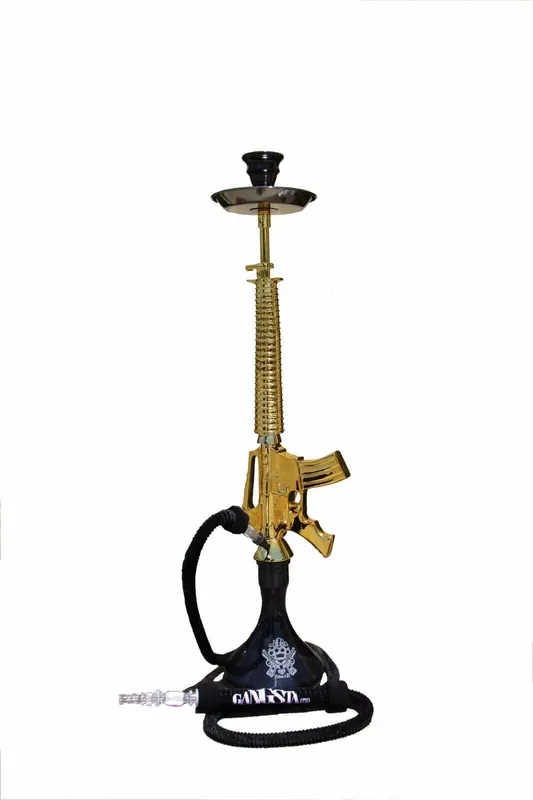 Gangsta Hookah Terminator Gold 33" - Inhale