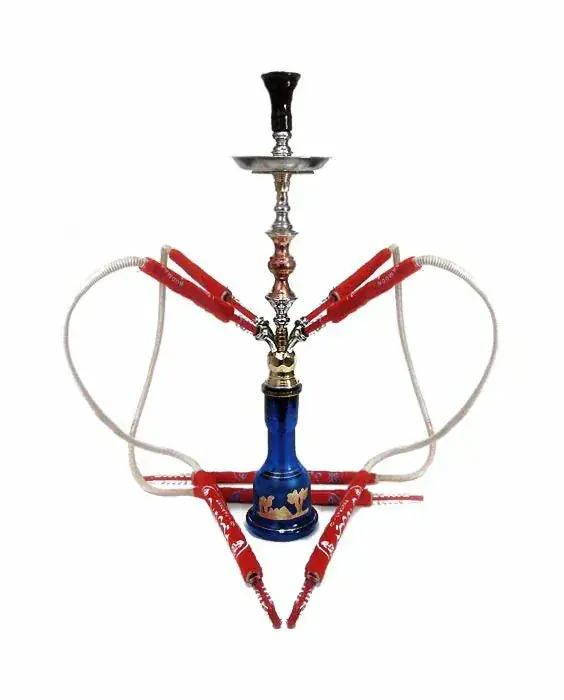Khalil Mamoon 4 Hose Trimetal Hookah 36"