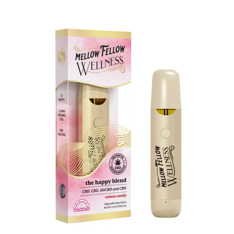 Mellow Fellow Wellness CBD Disposable – Happy Blend 1 Gram