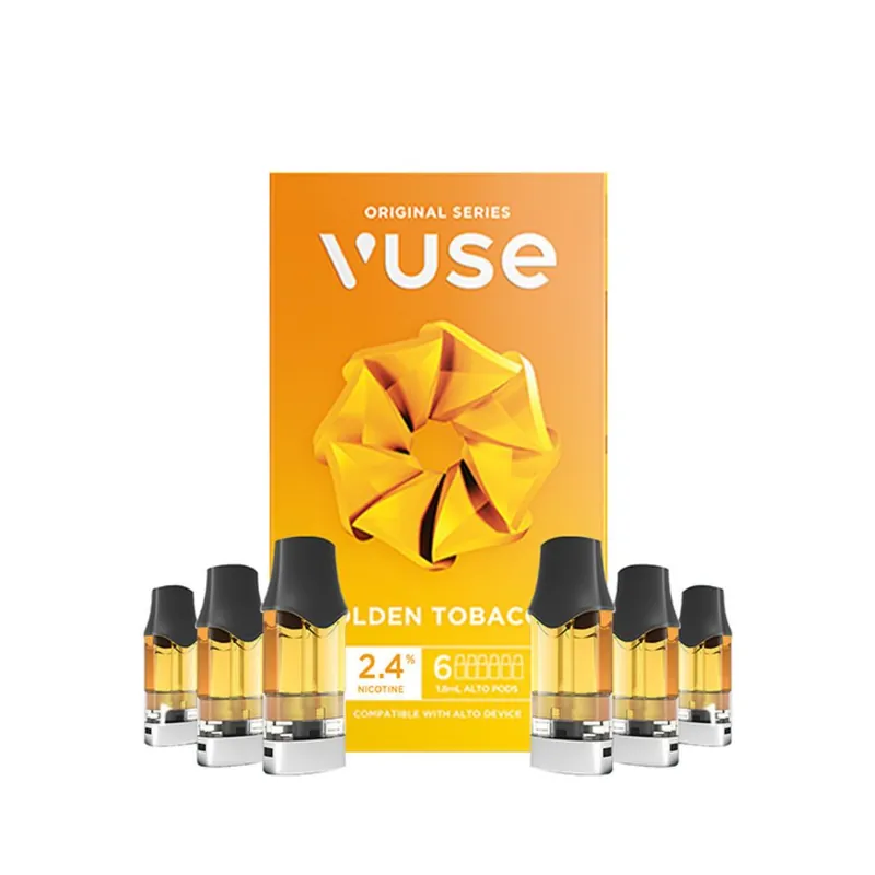 Vuse Alto Golden Tobacco Pods 2.4% – 6 Pack