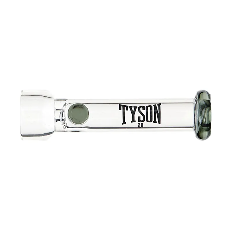 Tyson 2.0 Jab One Hitter Pipe – 3.5″ Borosilicate Glass Bat for Discreet Hits