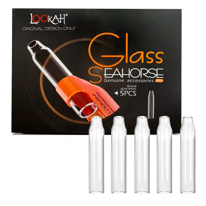 Lookah Seahorse Replacement Glass – 2-Pack or 5-Pack Borosilicate Tubes