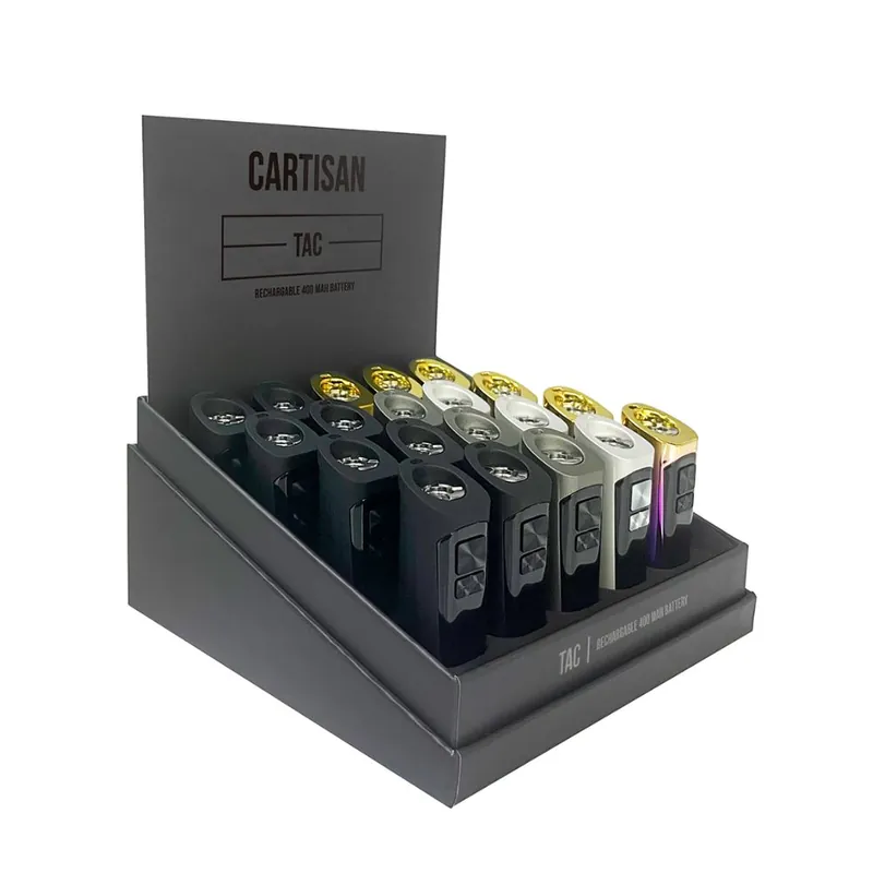 Cartisan Tac 510 Cart Battery – BULK Pack of 20x - Cartisan Vape Pens & Batteries