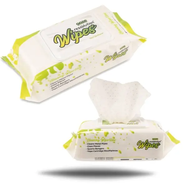 Ooze Resolution Glass Cleaning Wipes 100ct