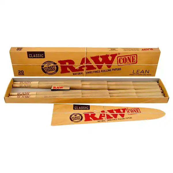 Raw Lean Pre Rolled Cones 20 ct.