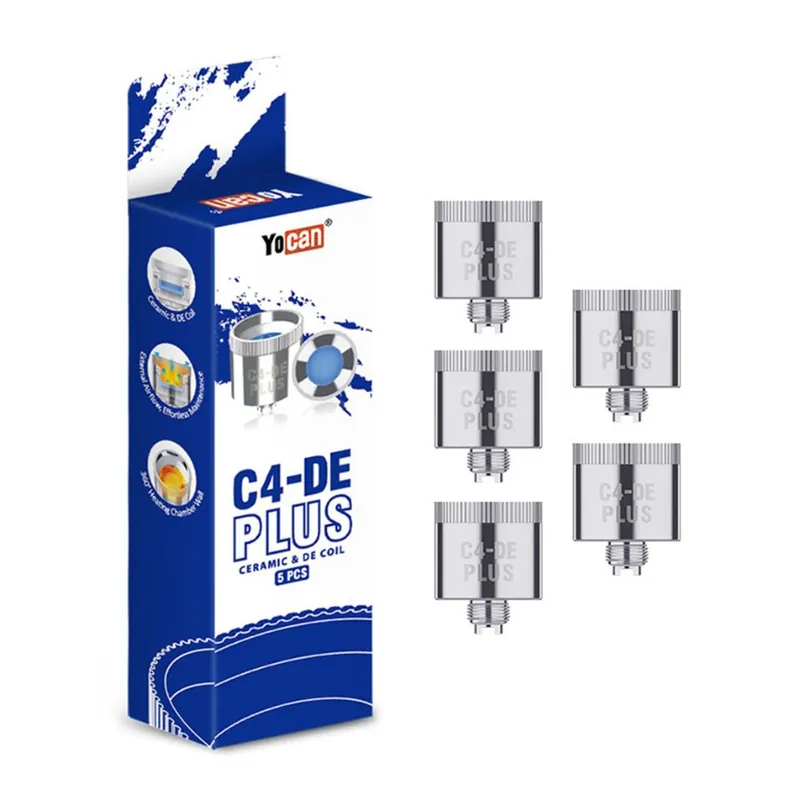 Yocan Cylo C4-DE Plus Replacement Coils 5-Pack – Ceramic DE