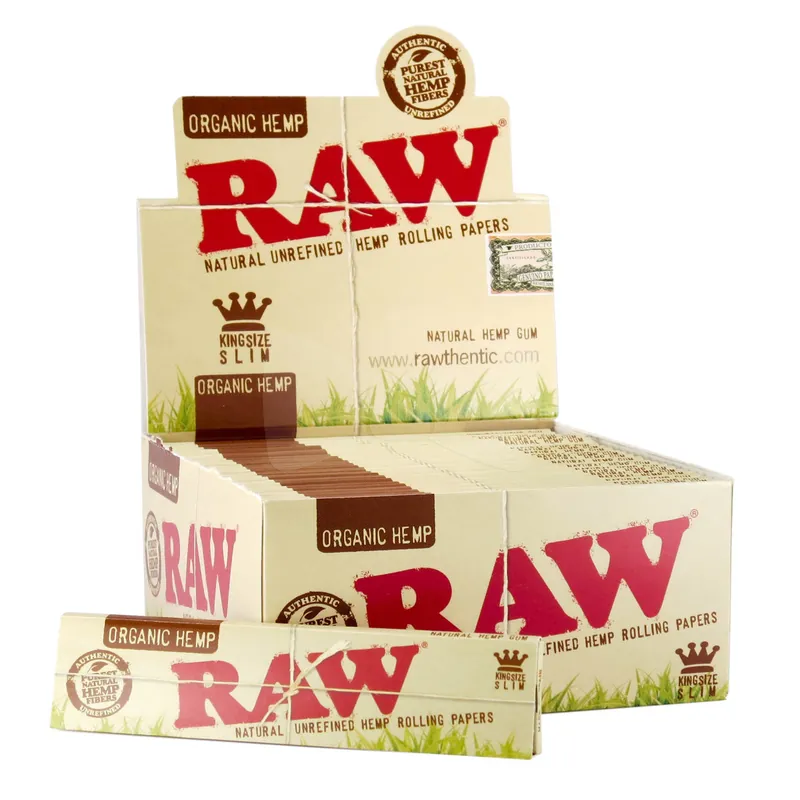 Raw Organic Hemp King Size Slim Papers