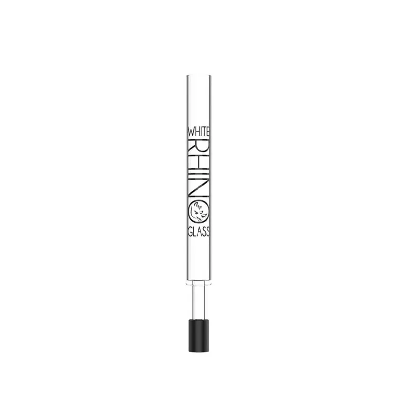 White Rhino Glass Straw Pyrex V2 – Reusable Borosilicate Dab Straw Nectar Collector