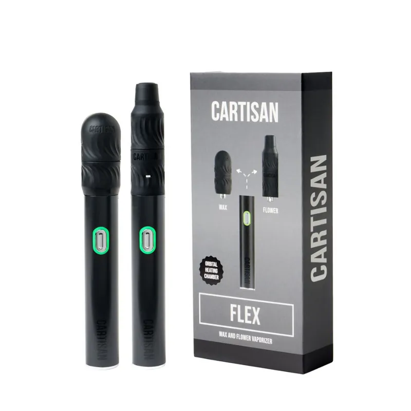 Cartisan Flex Dry Herb & Wax Combo Kit – 700mAh Dual Use Vaporizer - Cartisan Vape Pens & Batteries