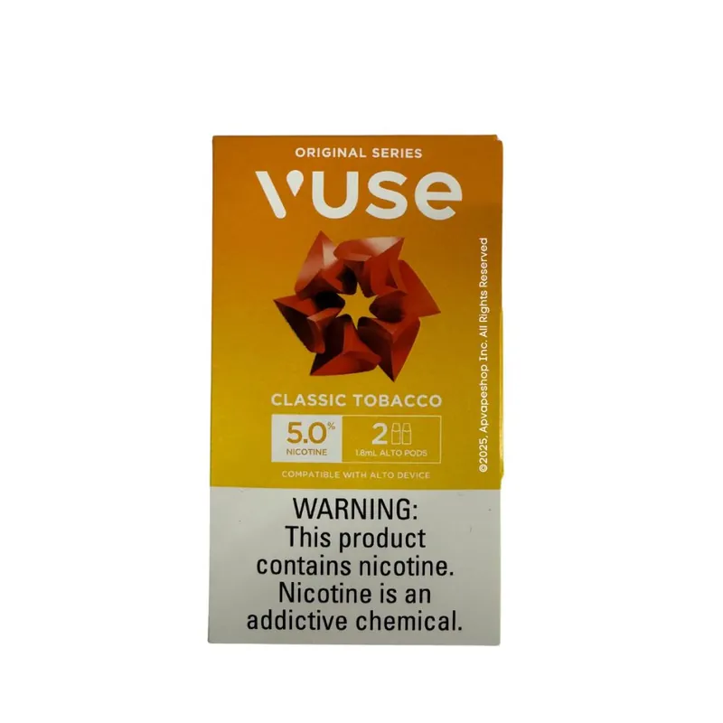 Vuse Alto Classic Tobacco Pods 5% – 2 Pack