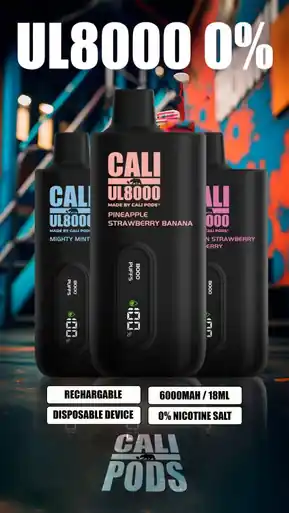 Cali UL8000 0% Vape