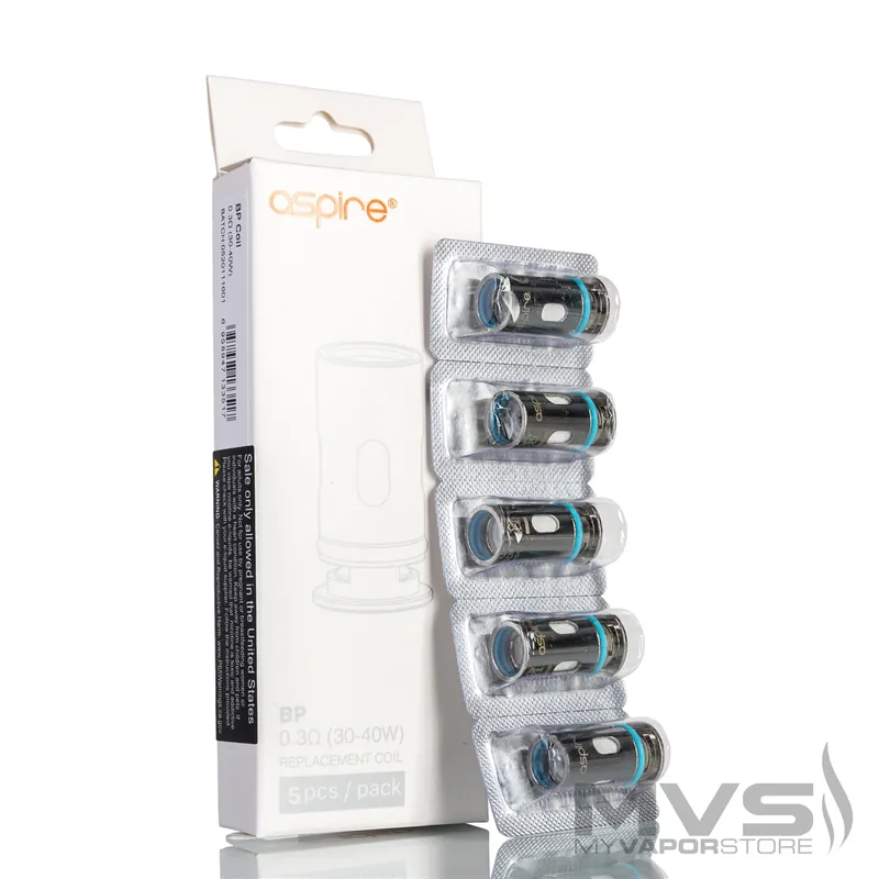 Aspire BP Replacement Coil - Pack of 5