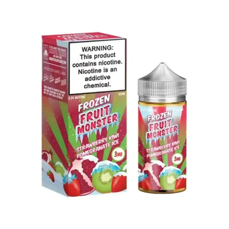 Strawberry Kiwi Pomegranate Ice - Frozen Fruit Monster Synthetic 100mL