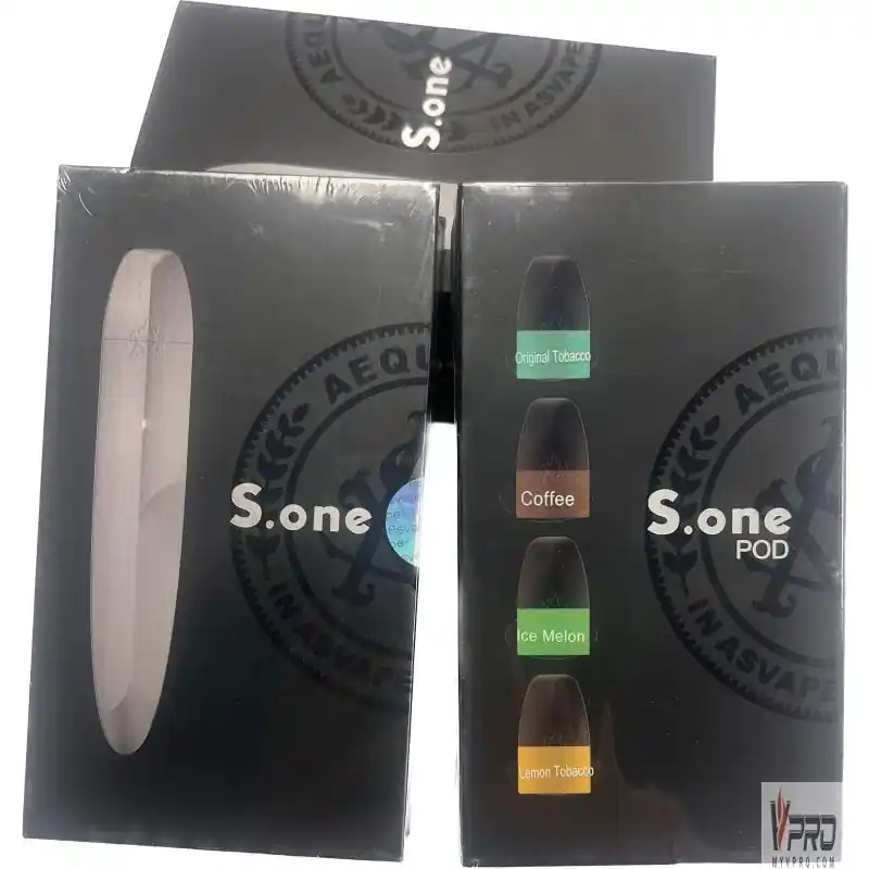 ASVAPE S.ONE POD KIT (Badge )+ 4 Pods