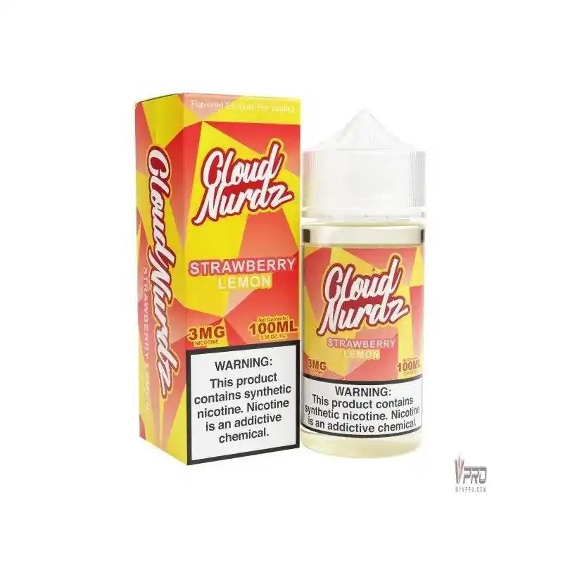 Strawberry Lemon - Cloud Nurdz Synthetic 100mL