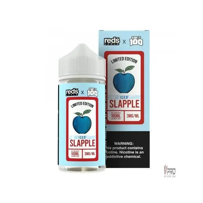 Iced Slapple - 7 Daze Reds x Keep It 100 100mL