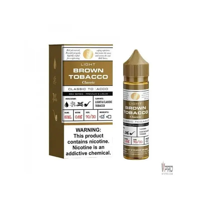 Brown Tobacco - BSX Series Glas Vapor 60mL