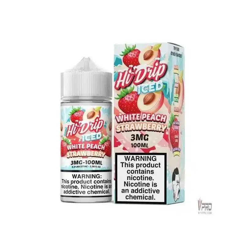 White Peach Strawberry Iced - Hi-Drip 100mL