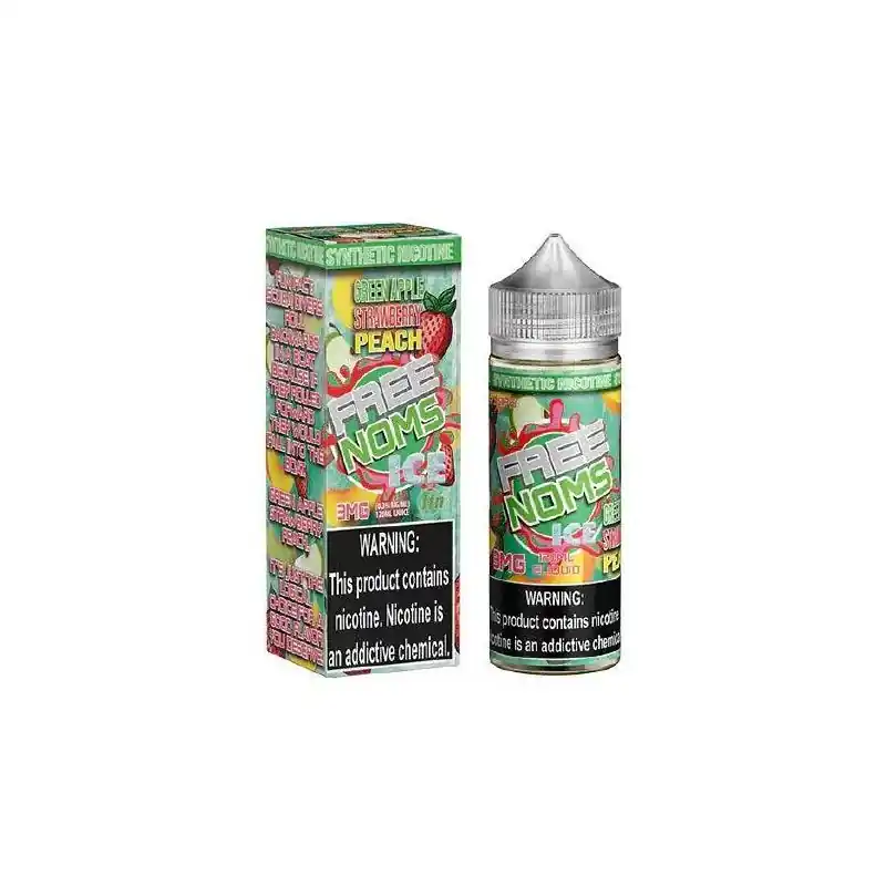 Green Apple Strawberry Peach Ice - Free Noms TFN 120mL