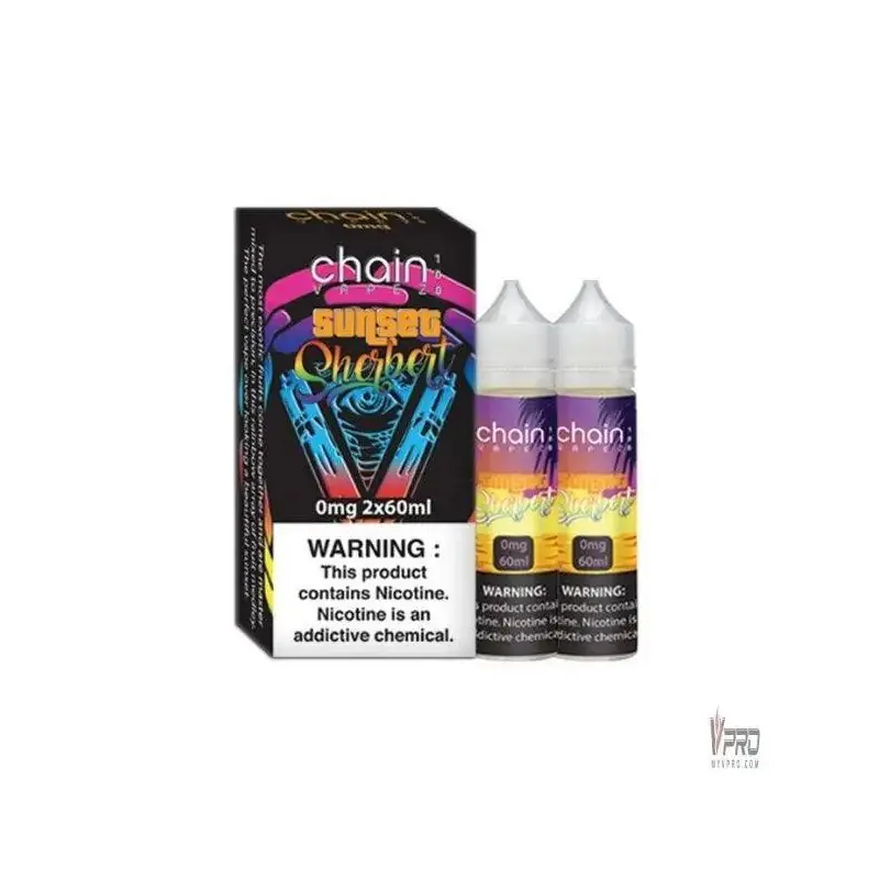 Sunset Sherbert - Chain Vapez E-Liquid 120mL