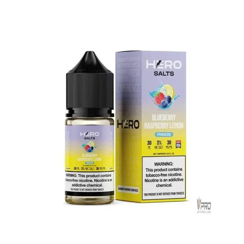 Blueberry Raspberry Lemon Freeze - Hero Salts 30mL