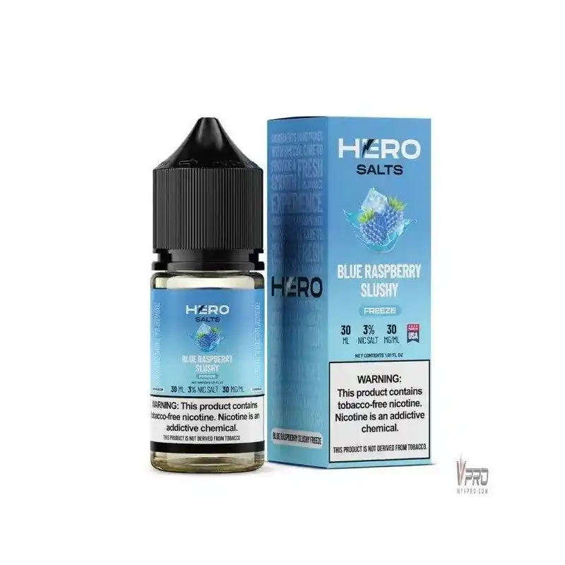 Blue Raspberry Slushy Freeze - Hero Salts 30mL