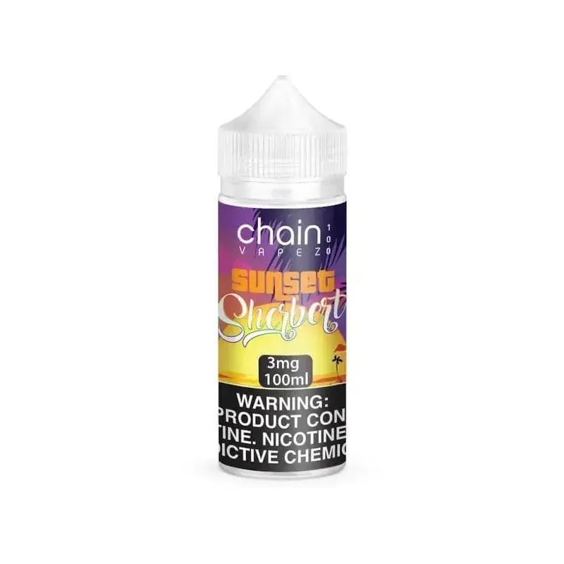 Sunset Sherbert - Chain Vapez E-Liquid 100mL