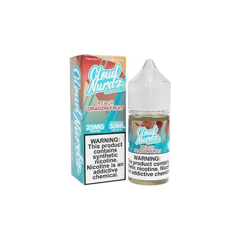 Iced Peach Dragon Fruit - Cloud Nurdz Salts 30mL