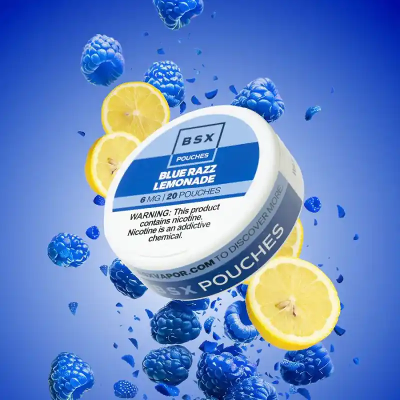 Blue Razz Lemonade - BSX Nicotine Pouches