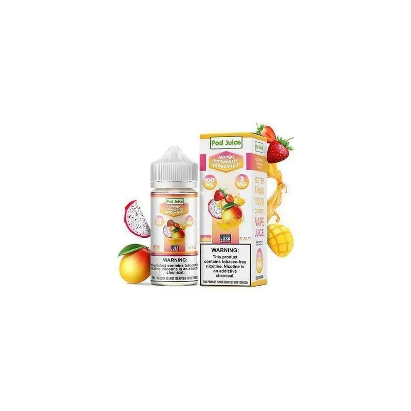 Mango Strawberry Dragonfruit - POD Juice 100mL