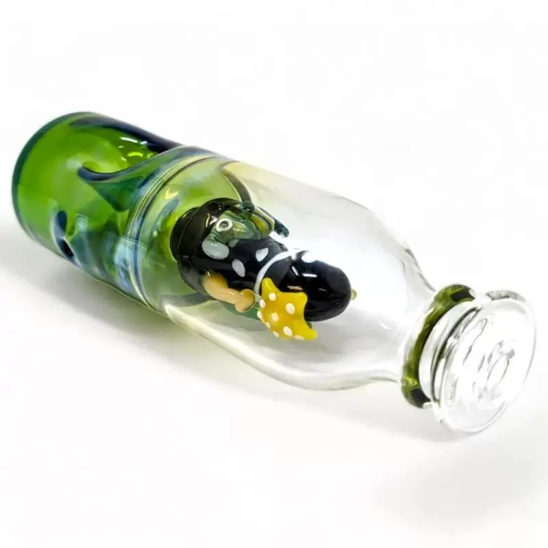6" Oceanic Masterpiece Flask 2 In 1 Hand Pipe/Water Pipe - Skygate