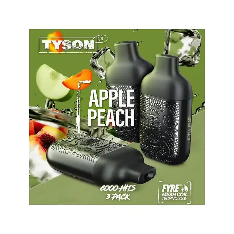 Tyson 2.0 Lightweight 2K Puffs Disposable-3packs