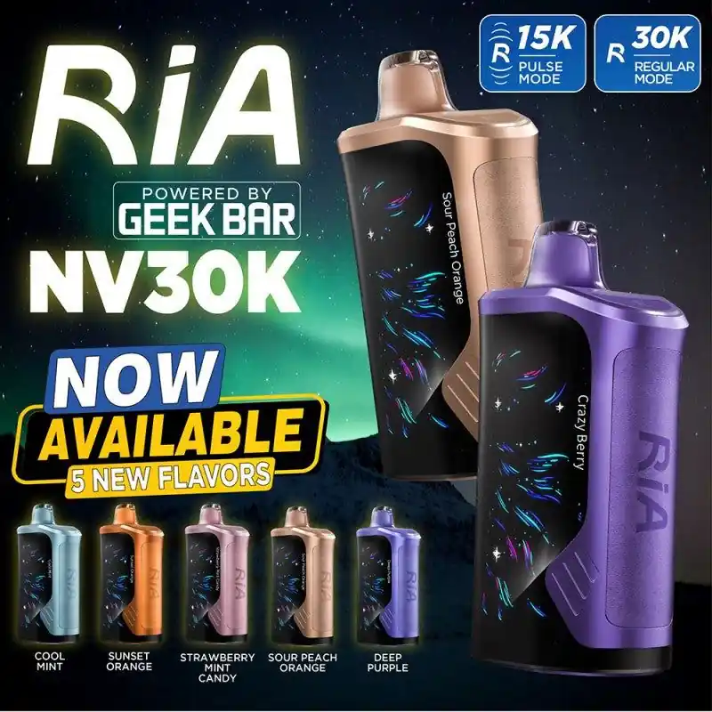 Ria NV30K Disposable Vape 5% - Geek Bar