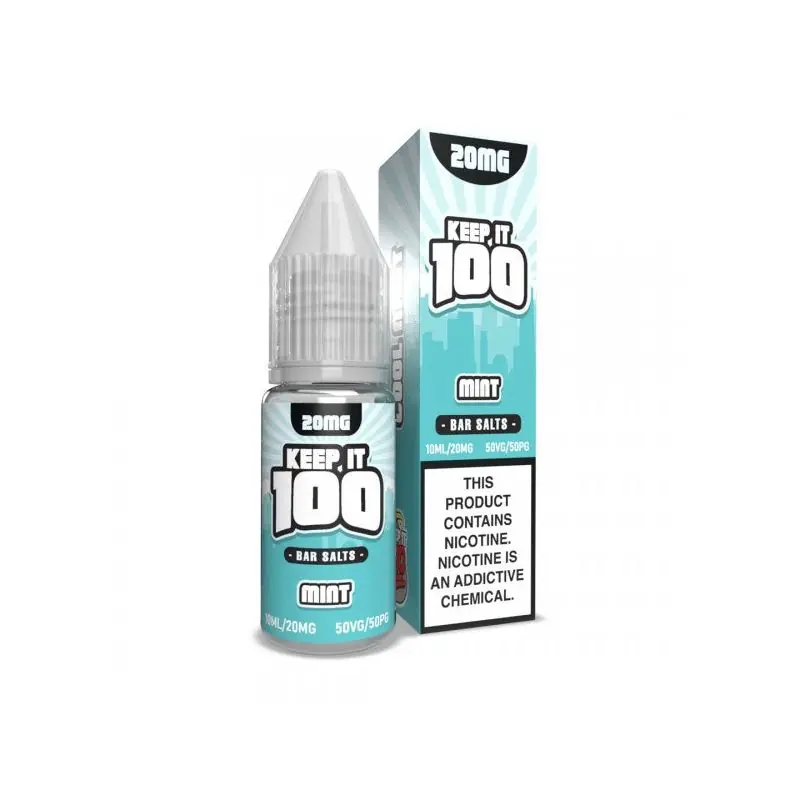 Mint - Keep It 100 Bar Salt 10mL