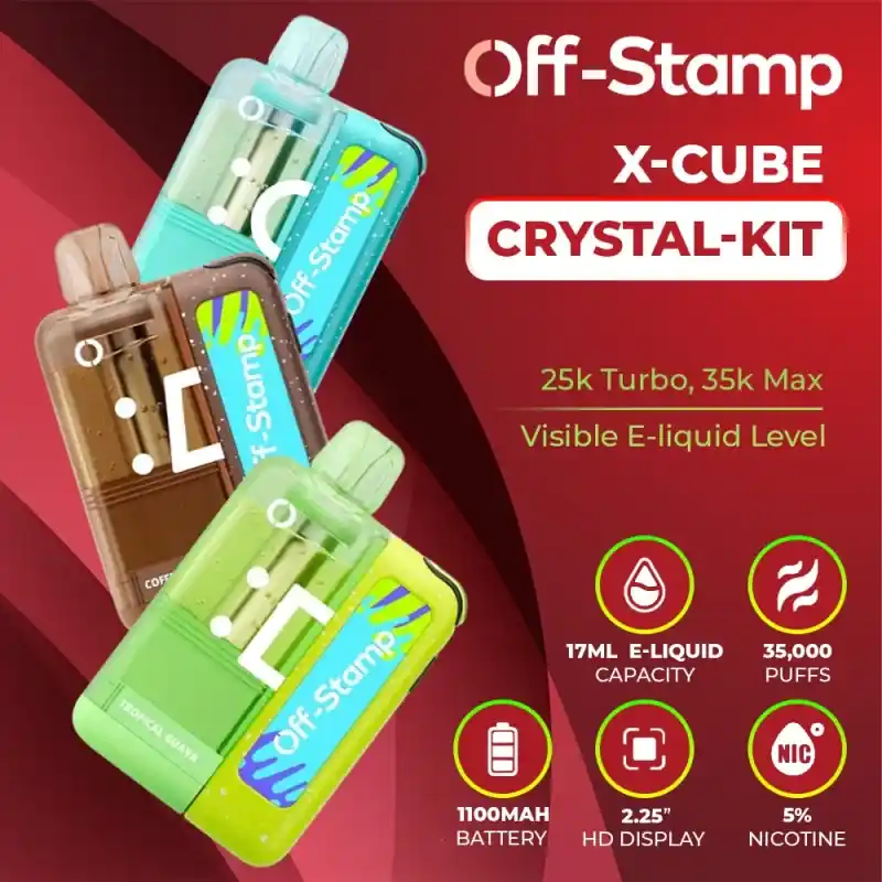 Off-Stamp X-Cube 35000 Crystal Disposable Vape 5%