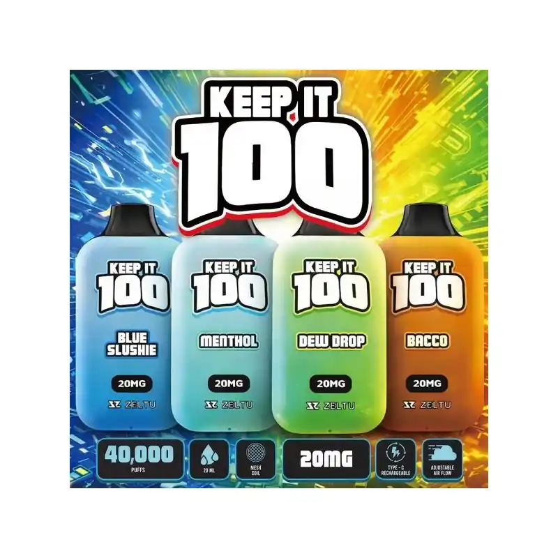 Keep It 100 40K Puffs Disposable Vape 20mg/2%