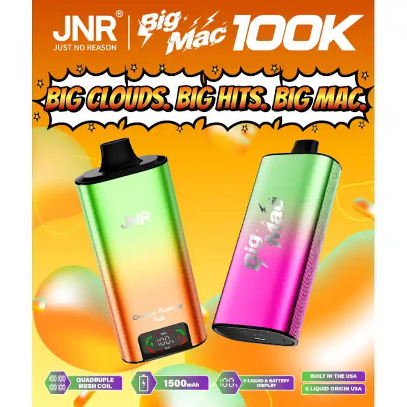 JNR Big Mac 100K Disposable Vape 5%