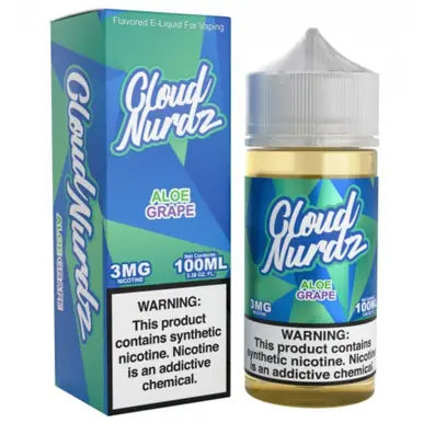 Aloe Grape Synthetic Nicotine 100ml E-Juice | Cloud Nurdz