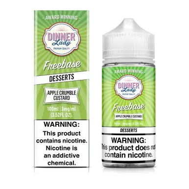 Apple Crumble Custard 100ml E-Juice | Dinner Lady